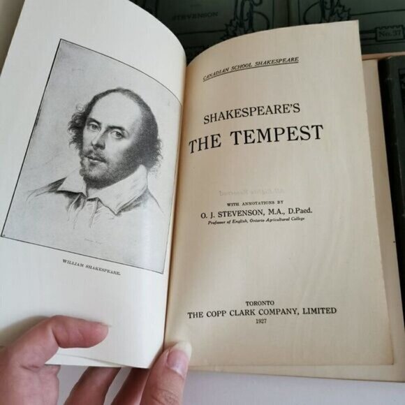 Antique Copp Clark Literature Series Set 5 Books HANDWRITING Shakespeare Study - Picture 4 of 8